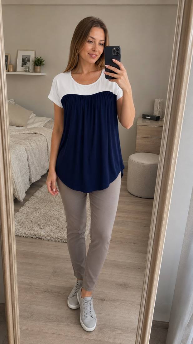 Фото відгуку: темно-синя Breeze Tunic